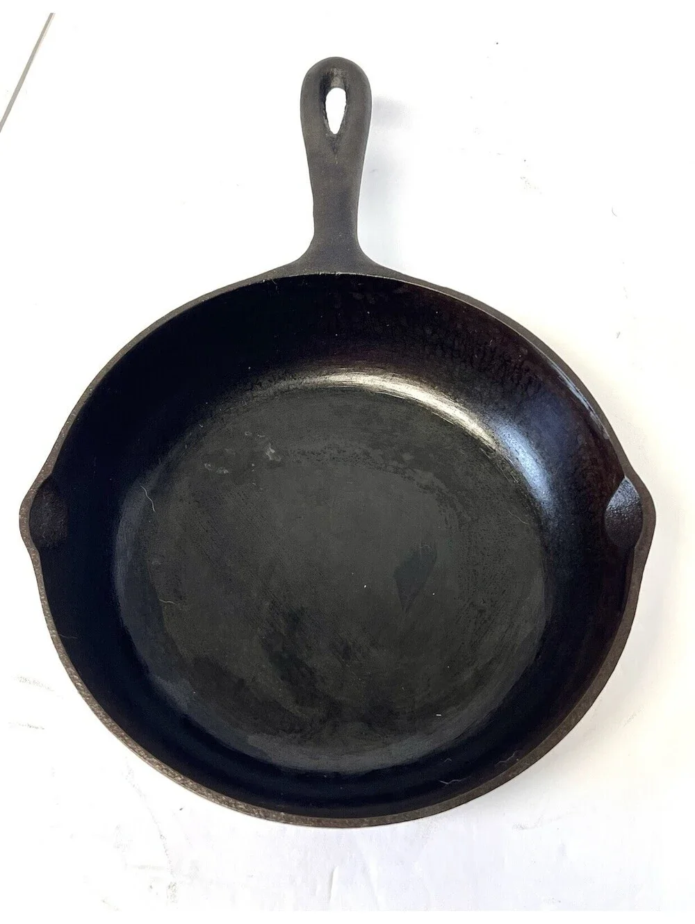 Unmarked Birmingham Stove 8-1/6 Inch Cast Iron Skillet Single Notch 1930’s